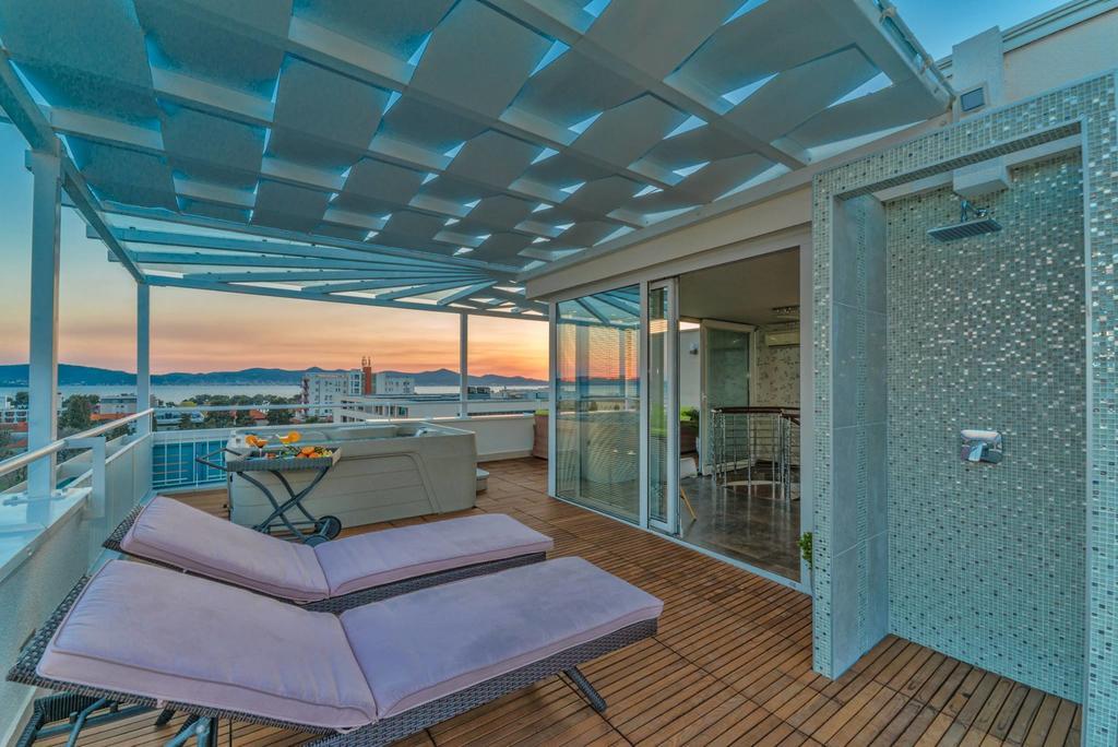 Sunset Penthouse Apartment With Jacuzzi And Seaview Zadar Zewnętrze zdjęcie
