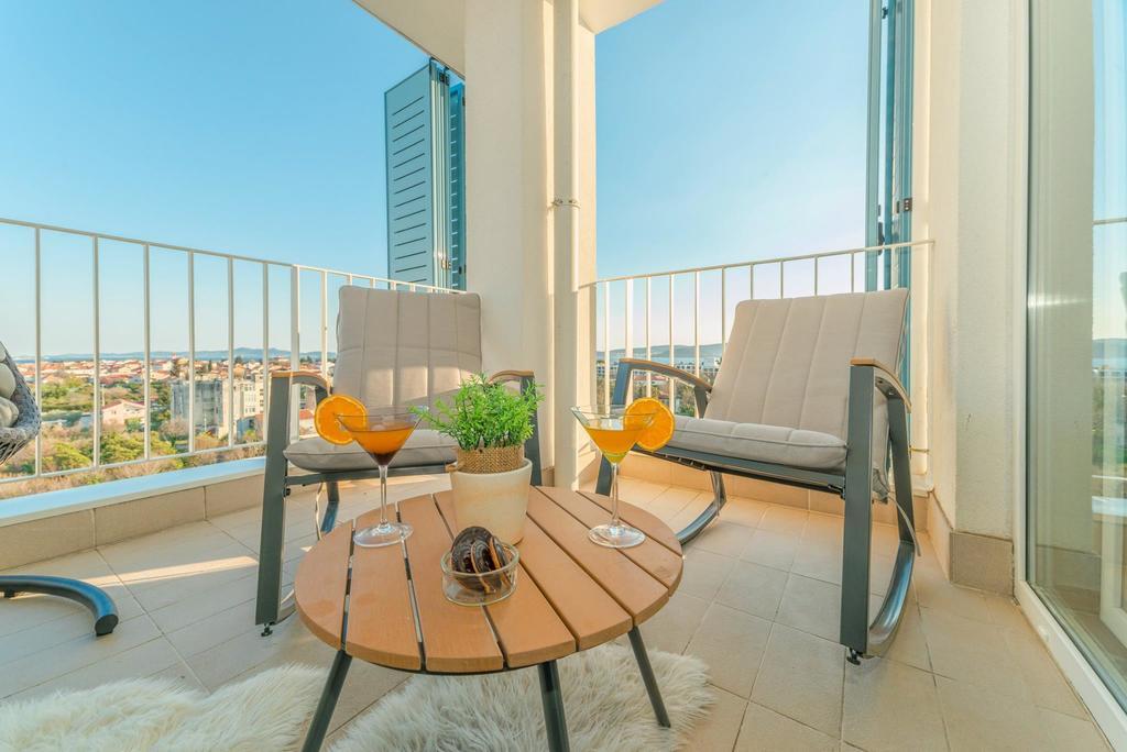Sunset Penthouse Apartment With Jacuzzi And Seaview Zadar Zewnętrze zdjęcie